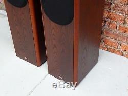 Pair Of B&W Bowers & Wilkins CDM 7 Bi-Wire Floor Standing Loud Speakers