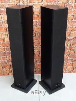 Pair Of Bowers & Wilkins B&W 684 S2 Bi-Wire Black Floor Standing Loud Speakers