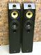 Pair of Bowers & Wilkins B&W CDM7 Bi Wire Black Ash Floor Standing Loud Speakers