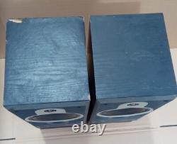 Pair of Bowers Wilkins B&W DM570 Floor Standing Stereo Speakers Vintage Grilles