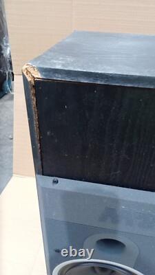 Pair of Bowers Wilkins B&W DM570 Floor Standing Stereo Speakers Vintage Grilles