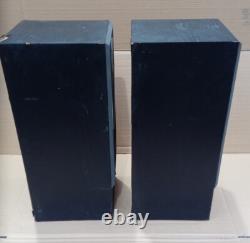 Pair of Bowers Wilkins B&W DM570 Floor Standing Stereo Speakers Vintage Grilles