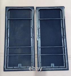 Pair of Bowers Wilkins B&W DM570 Floor Standing Stereo Speakers Vintage Grilles