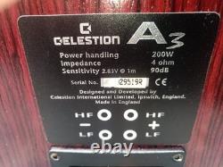 Pair of Celestion A3 Floor Standing High-End Hi-fi Speakers in Rosewood (2 of 2)