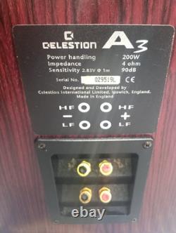 Pair of Celestion A3 Floor Standing High-End Hi-fi Speakers in Rosewood (2 of 2)