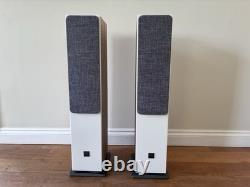Pair of DALI OBERON 5 Floorstanding High-End Hi-Fi Stereo Speakers (Oak/White)