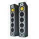 Pair of Floor Standing HiFi Speakers Tower Columns Home Stereo Audio 600w