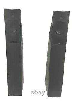 Pair of Martin Logan Motion 12 Floor Standing Tower Speakers Black Tested