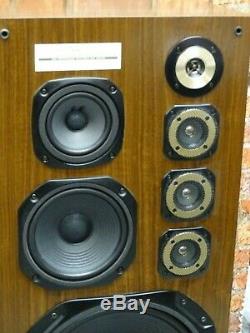 Pair of Massive Size Kenwood LS-P9300 Vintage Hi Fi Floor Standing Loud Speakers