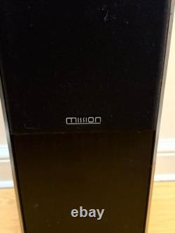 Pair of Mission 752 Floors Speakers Black British Hi-Fi Audiophile Sound
