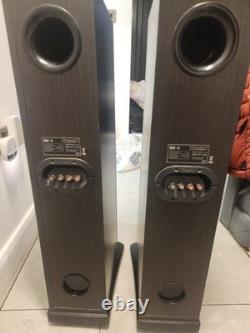 Pair of Mission MX-3 Floor Standing Speakers In Black Wood