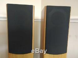 Pair of PMC FB1+ Floor-Standing Speakers, Oak Wood Finish, Fully Working