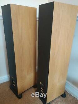 Pair of PMC FB1+ Floor-Standing Speakers, Oak Wood Finish, Fully Working