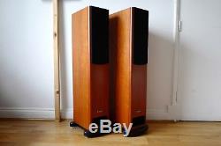 Pair of PMC OB1 Floor Standing Speakers Cherry wood MINT Boxed OOO