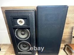 Pair of Teledyne Acoustic Research AR94ER Floor Standing Speakers Black Wired