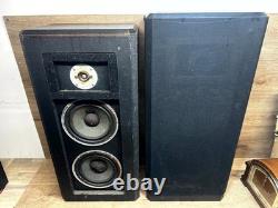 Pair of Teledyne Acoustic Research AR94ER Floor Standing Speakers Black Wired