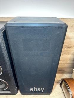 Pair of Teledyne Acoustic Research AR94ER Floor Standing Speakers Black Wired