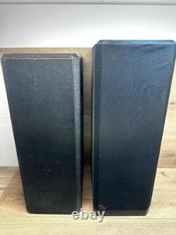 Pair of Teledyne Acoustic Research AR94ER Floor Standing Speakers Black Wired