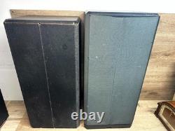 Pair of Teledyne Acoustic Research AR94ER Floor Standing Speakers Black Wired