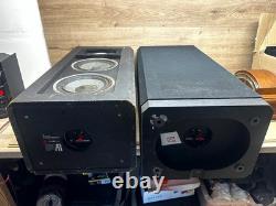 Pair of Teledyne Acoustic Research AR94ER Floor Standing Speakers Black Wired