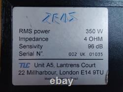 Pair of Tonsil ZEAS 350W @4Ohm 100cm speakers bi-wired Each has twin 12 woofers