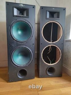 Pair of Tonsil ZEAS 350W @4Ohm 100cm speakers bi-wired Each has twin 12 woofers