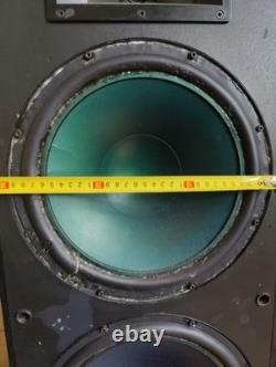 Pair of Tonsil ZEAS 350W @4Ohm 100cm speakers bi-wired Each has twin 12 woofers