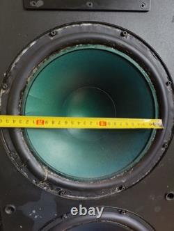 Pair of Tonsil ZEAS 350W @4Ohm 100cm speakers bi-wired Each has twin 12 woofers