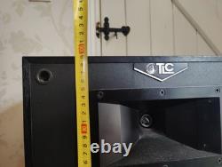 Pair of Tonsil ZEAS 350W @4Ohm 100cm speakers bi-wired Each has twin 12 woofers