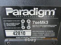 Paradigm 7SE MkIII Floor Standing Stereo Speakers Beautiful sound