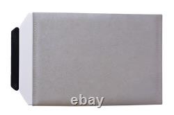 Phonar P4.2 Next. Floor Standing Speakers, Piano White & Grey Alcantara Finish