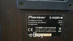 Pioneer S-H320V-W Floor Standing Speakers 100W 5 Surround System + 2 Cables