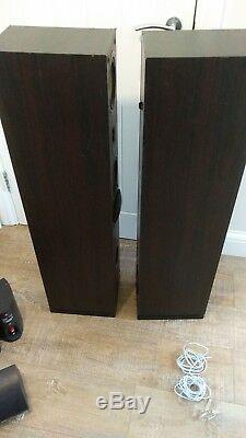 Pioneer S-H320V-W Floor Standing Speakers 100W 5 Surround System + 2 Cables