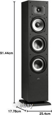 Polk Audio Monitor XT60 Floorstanding Speakers Black (1 piece)
