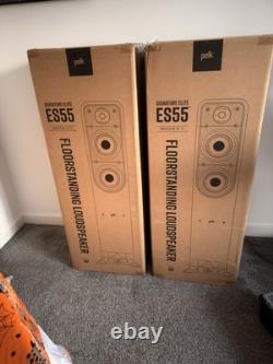 Polk Audio Signature Elite ES55 White Floor standing Speakers