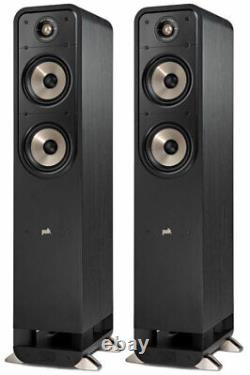 Polk S55E Floorstanding Speakers (Pair) Black