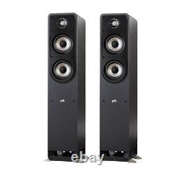 Polk Signature S50E Floorstanding Tower Speakers Black (Pair)