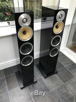 Pristine! Boxed B&W CM8 Bowers & Wilkins 150W Floor Standing Speakers Audiophile