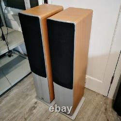 Q Acoustics 1050 Floor standing Tower Speakers beech