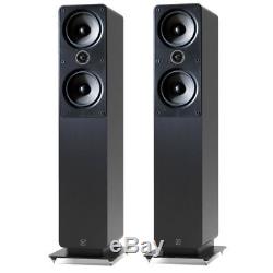 Q Acoustics 2050i Floorstanding Speakers Pair Graphite Brand New UK