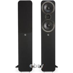 Q Acoustics 3050I Floorstanding Tower Speakers Carbon Black Pair Loudspeakers