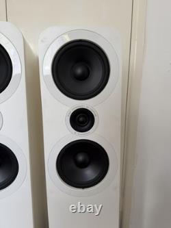 Q Acoustics 3050 Floor Standing Speakers Gloss White Pair