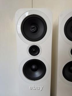 Q Acoustics 3050 Floor Standing Speakers Gloss White Pair