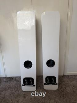 Q Acoustics 3050 Floor Standing Speakers Gloss White Pair