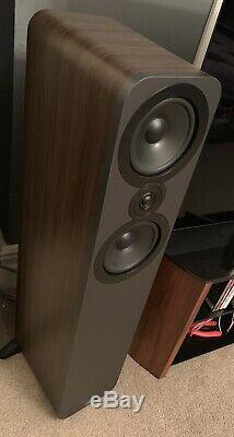 Q Acoustics 3050 Floor-standing Speakers American Walnut Perfect