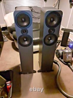 Q Acoustics 3050 Floorstanding Speaker Pair Matte Graphite