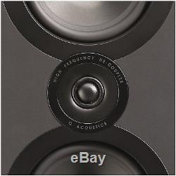 Q Acoustics 3050 Floorstanding Speakers Pair (Gloss Black) QA3056 NEW