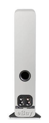 Q Acoustics 3050 Floorstanding Speakers Pair (Gloss White) QA3058 NEW