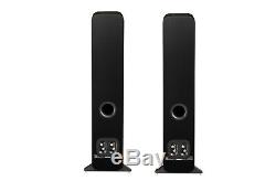 Q Acoustics 3050 Matte Graphite Speakers Pair Brand New Floor Standing Warranty