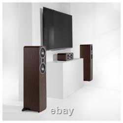 Q Acoustics 3050c Floorstanding Speakers Claro Walnut